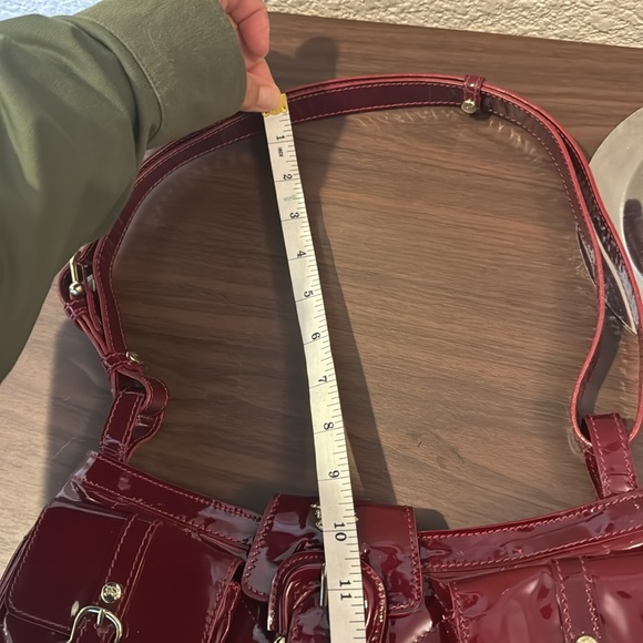 Burberry Quilted Patent Leather- Burgundy - Picture 7 of 15